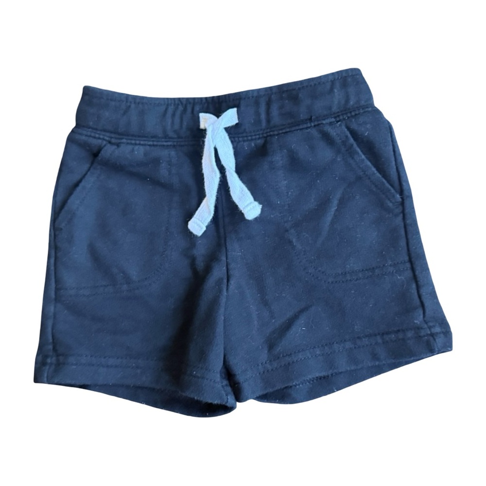 Cat & Jack Navy Drawstring Shorts — Size 18M